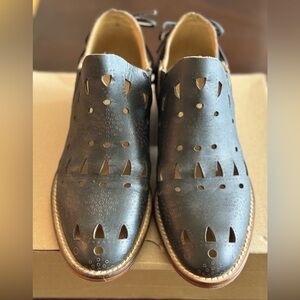 Anthropology Musse & Cloud Womens Coolise Ankle Boots Western Leather in Black